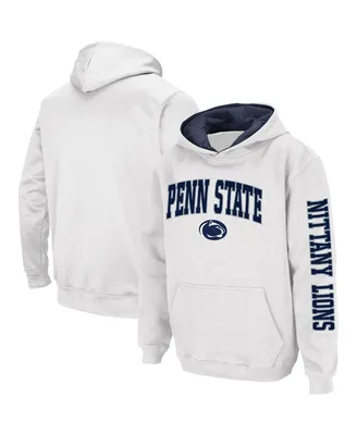 Big Boys Colosseum White Penn State Nittany Lions 2-Hit Pullover Hoodie