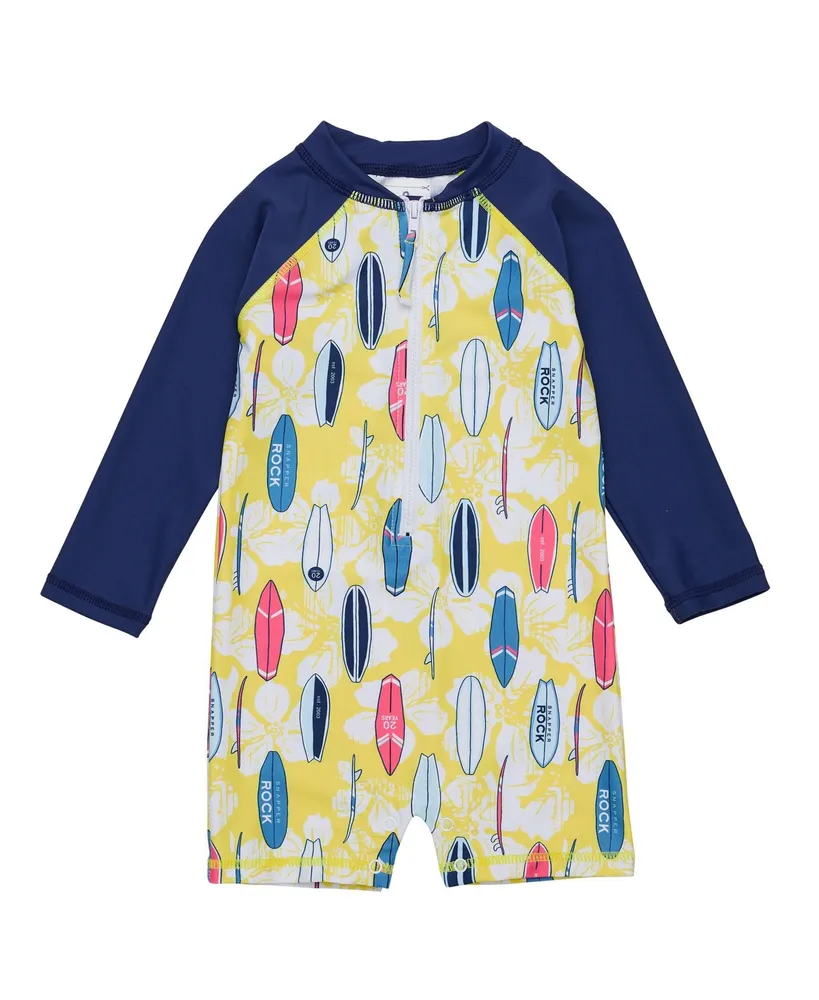 Baby Boys Rock The Board Ls Sunsuit