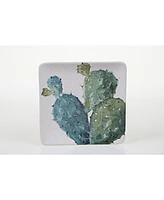 Certified International Cactus Verde 4-Pc. Square Dessert Plate