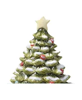 Certified International Evergreen Christmas Cookie Jar