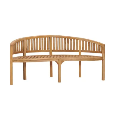 Banana Bench 70.9" Solid Teak Wood