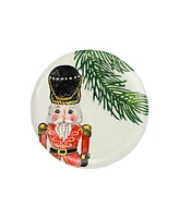 Vietri Nutcrackers Dinnerware Salad Plates, Set of 4