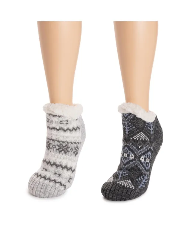 Muk Luks Women's 2 Pack Novelty Socks