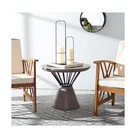 Darien Concrete Accent Table