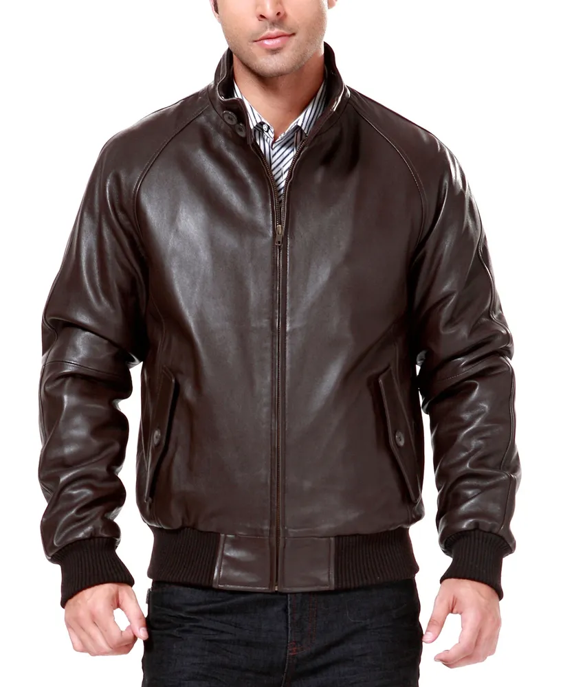 Landing Leathers Men Wwii Leather Bomber Jacket