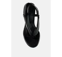 Singles Womens High Heeled Thong Sandals