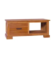 Tv Stand 35.4"x19.7"x14.6" Solid Wood Teak