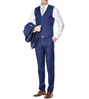 Braveman Men's 3-Piece Premium Vested Slim Fit Suit