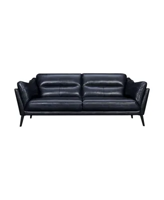 Franz 88" Modern Genuine Leather Sofa