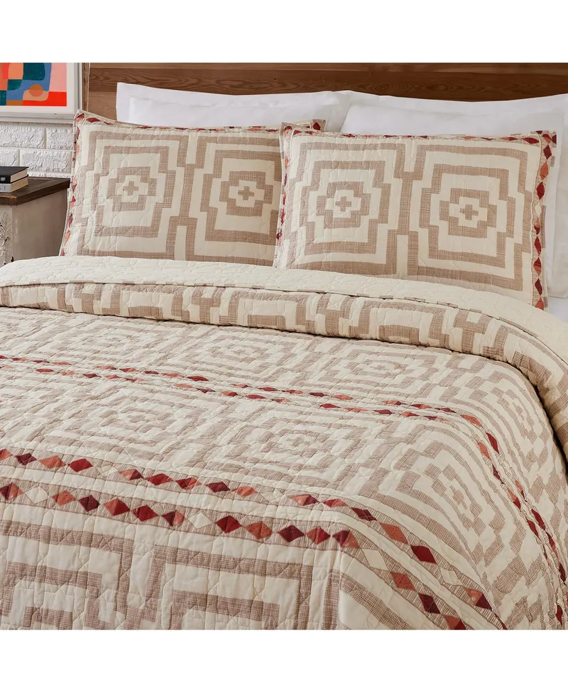 Justina Blakeney Hypnotic Geometric 3-Pc Quilt Set