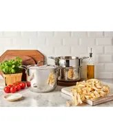 All-Clad Stainless Steel 6 Qt. Covered Multi-Pot with Pasta Insert