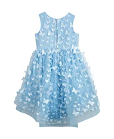 Rare Editions Toddler Girls Sleeveless 3D Butterfly Party Dress