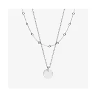 Ana Luisa Coin Necklace Set - Willow Silver