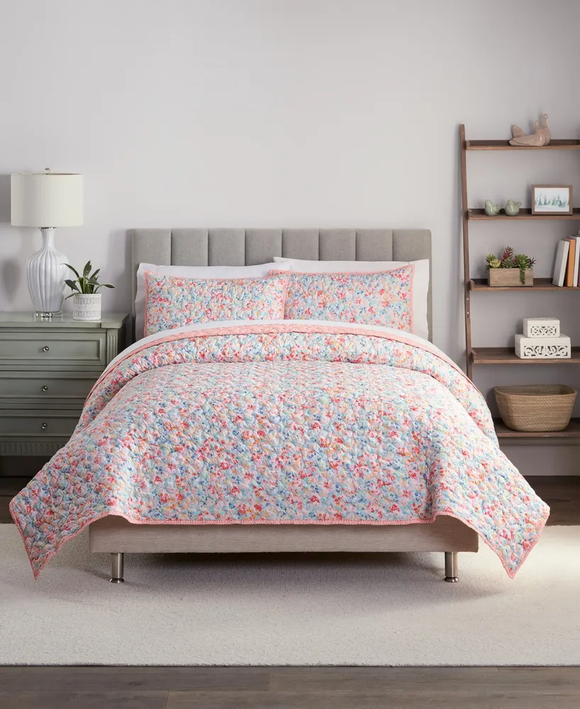 Waverly Speckle 3-Pc. Quilt Set