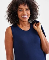 Style & Co Women's Sleeveless Shell Sweater Top