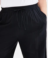 Style & Co Plus Size Gauze Wide-Leg Pull-On Pants, Created for Macy's