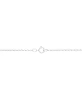 Cubic Zirconia Round Locket Pendant Necklace in Sterling Silver