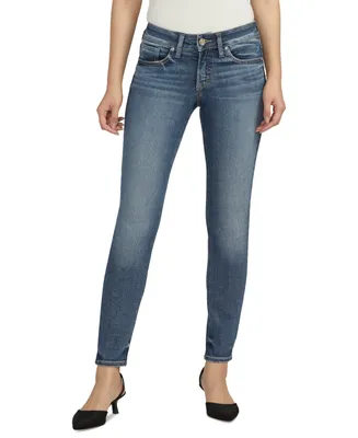 Silver Jeans Co. Women's Britt Low-Rise Curvy-Fit Skinny-Leg Jeans