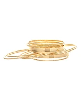 Polished Bangle Set