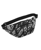 World Traveler Feathers 14-Inch Fanny Pack Adjustable Crossbody Waist Pack