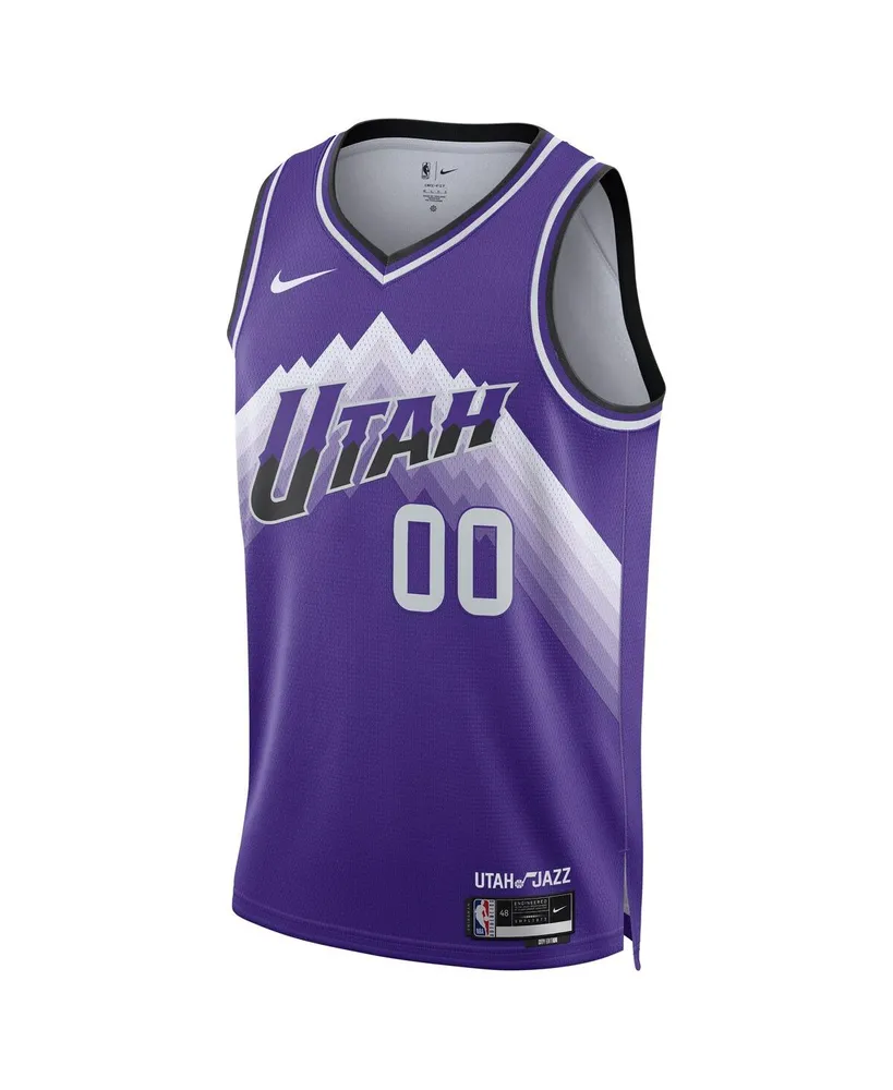 Men's and Women's Nike Jordan Clarkson Purple Utah Jazz 2023/24 Swingman Jersey - City Edition