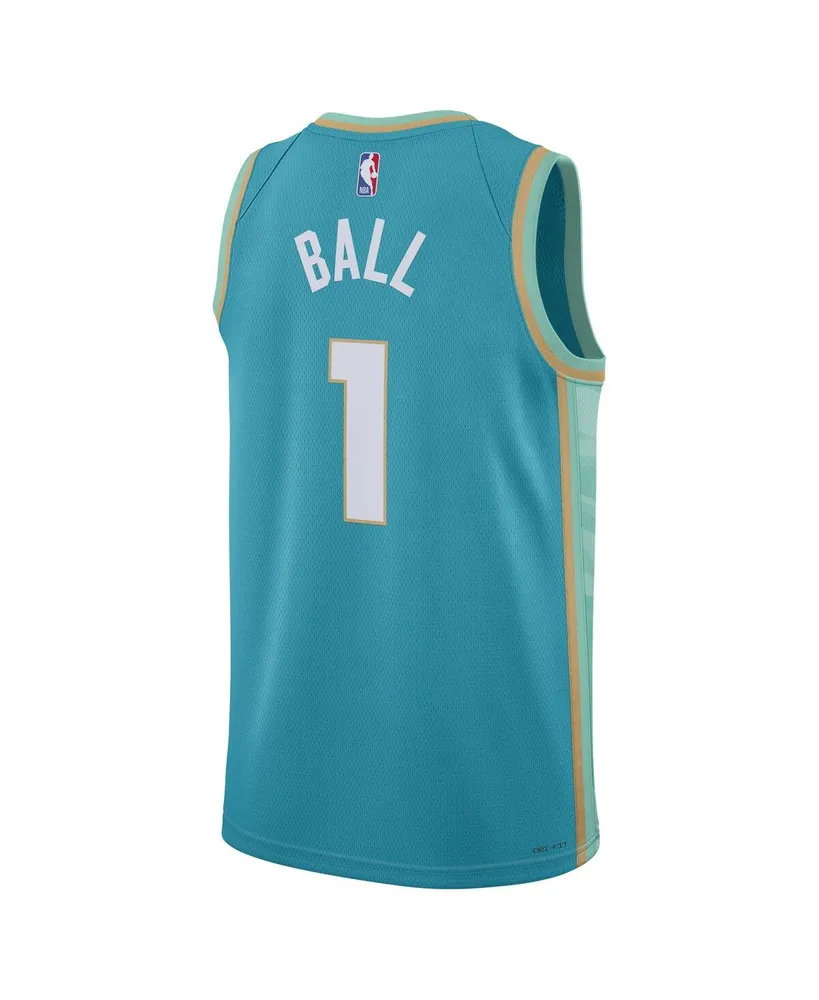 Men's and Women's Jordan LaMelo Ball Teal Charlotte Hornets 2023/24 Swingman Jersey - City Edition