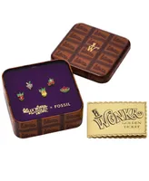 Fossil X Willy Wonka Special Edition Women's Gold-Tone Stainless Steel Components Earrings Set