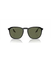 Ray-Ban Unisex RB2203 Polarized Low Bridge Fit Sunglasses, Polar RB2203F
