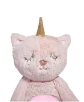 Geoffrey's Toy Box 10" Soothing Kitty Corn Plush Stuffed Animal Toy with Led Lights and Sound, Created for Macy's