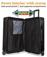 Miami CarryOn Ocean 2 Piece Polycarbonate Spinner Luggage Set