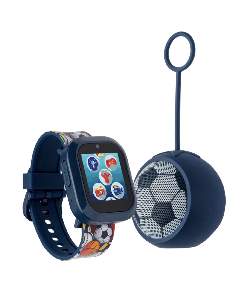 Playzoom V3 Boys Multicolor Silicone Smartwatch 42mm Gift Set