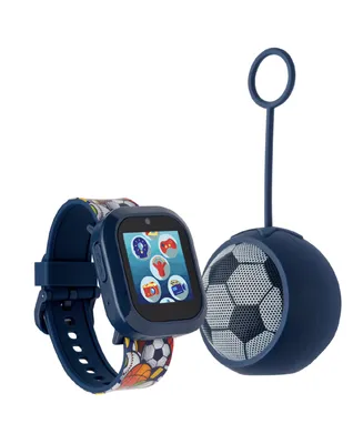 Playzoom V3 Boys Multicolor Silicone Smartwatch 42mm Gift Set