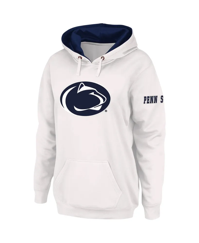 Women's White Penn State Nittany Lions Team Big Logo Pullover Hoodie