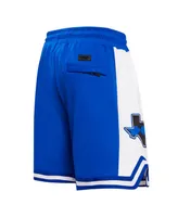 Men's Pro Standard Royal Dallas Mavericks 2023/24 City Edition Dk Shorts