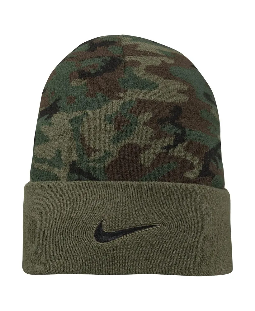 Men's Nike Camo Iowa Hawkeyes Military-Inspired Pack Cuffed Knit Hat