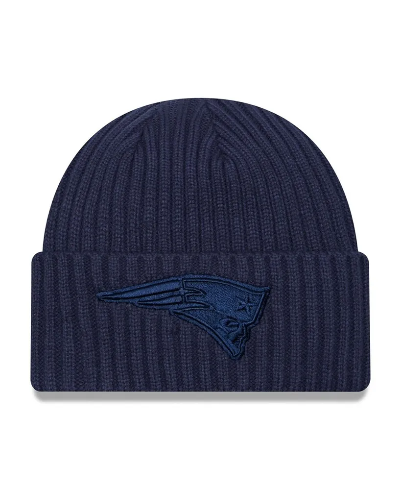 Men's New Era Navy New England Patriots Color Pack Cuffed Knit Hat