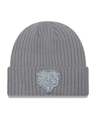 Men's New Era Gray Chicago Bears Color Pack Cuffed Knit Hat