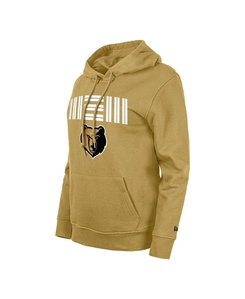 Women's New Era Tan Memphis Grizzlies 2023/24 City Edition Pullover Hoodie