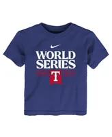 Toddler Boys and Girls Nike Royal Texas Rangers 2023 World Series Authentic Collection T-shirt