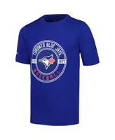 Big Boys Stitches Royal, White Toronto Blue Jays T-shirt Combo Set