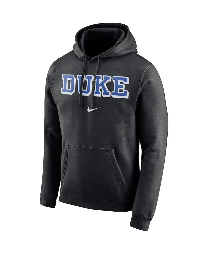 Men's Nike Black Duke Blue Devils Arch Club Fleece Pullover Hoodie