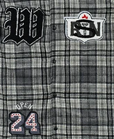 Reason Men's Tartan Varsity Jacket