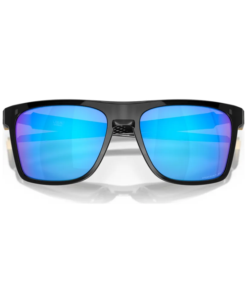 Oakley Men's Leffingwell Polarized Sunglasses, Mirror Polar OO9100