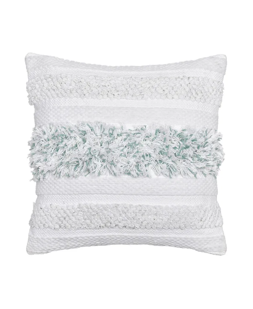 White Sand Driftway Square Decorative Pillow, 18" x