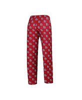 Women's Concepts Sport White, Red St. Louis Cardinals Long Sleeve V-Neck T-shirt and Gauge Pants Sleep Set