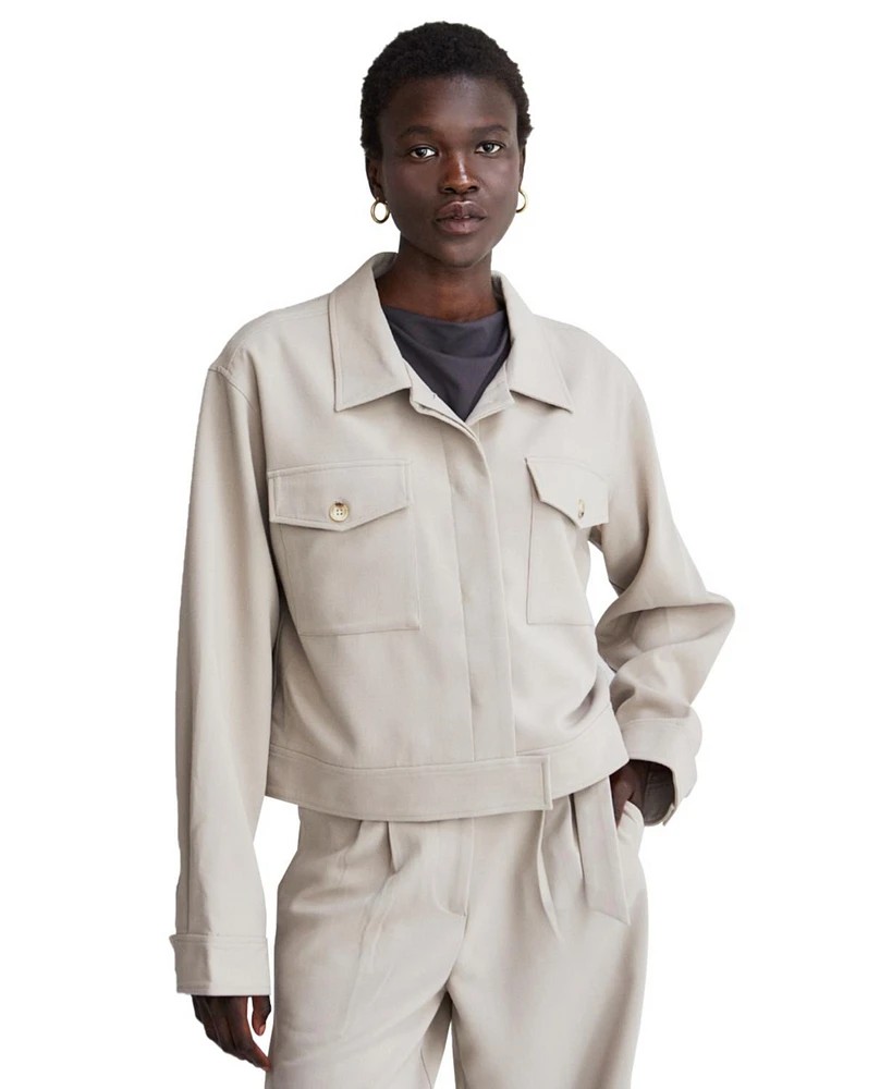 Women's Lucaye Utility Pocket Shirt Jacket