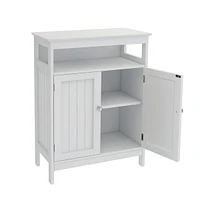 Bathroom Standing Storage With Double Shutter Doors Cabinet