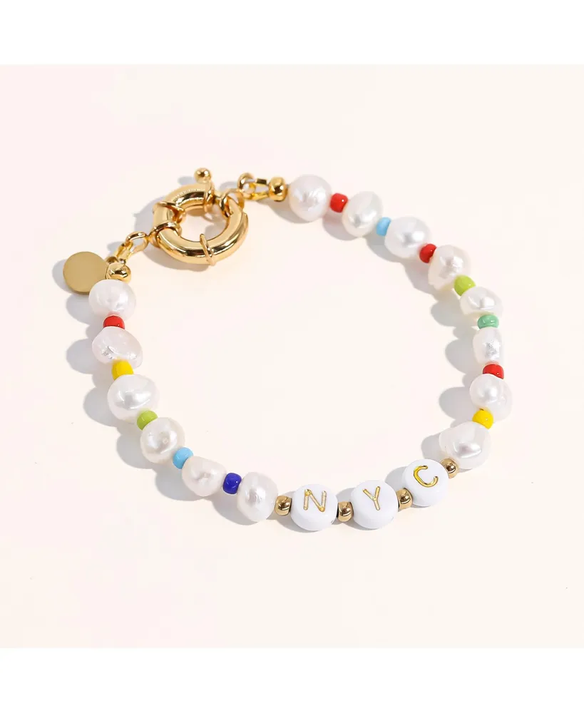 Britney Nyc Freshwater Pearl Bracelet 9" For Women