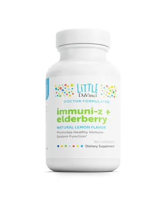 DaVinci Laboratories Little DaVinci Immuni-z + Elderberry - Kids Zinc Lozenge to Support Immune Health, Healthy Lungs and Throat Tissue