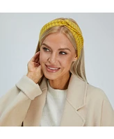 Bellemere Houndstooth Cashmere Headband